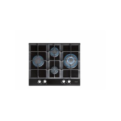 CATA | LCI 6031 B | Hob | Gas on glass | Number of burners/cooking zones 4 | Rotary knobs | Black