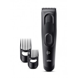 Braun | HC5330 | Hair Clipper Series 5 | Cordless or corded | Number of length steps 17 | Matte Black
