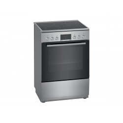 Bosch | Cooker | HKR39A250U | Hob type Vitroceramic | Oven type Electric | Stainless steel | Width 60 cm | Electronic ignition |