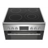 Bosch | Cooker | HKR39A250U | Hob type Vitroceramic | Oven type Electric | Stainless steel | Width 60 cm | Electronic ignition |