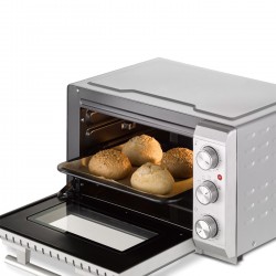 Caso | TO 20 SilverStyle | Compact oven | Easy Clean | Silver | Compact | 1500 W