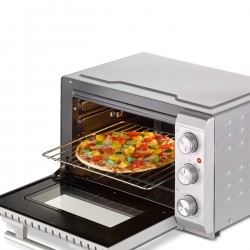 Caso | TO 20 SilverStyle | Compact oven | Easy Clean | Silver | Compact | 1500 W