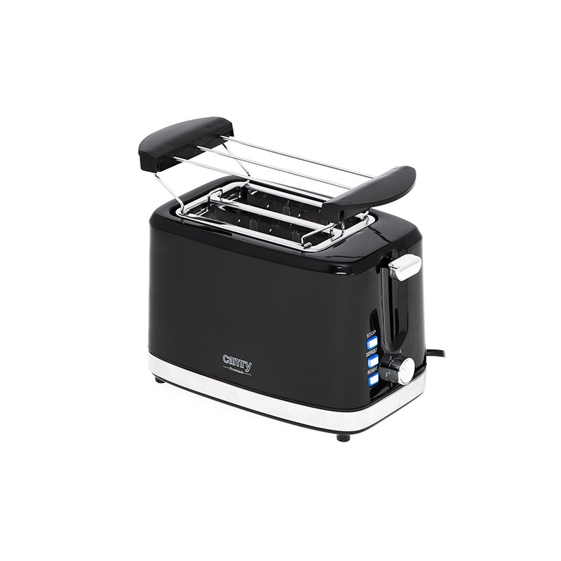 Camry | CR 3218 | Toaster | Power 750 W | Number of slots 2 | Housing material Plastic | Black