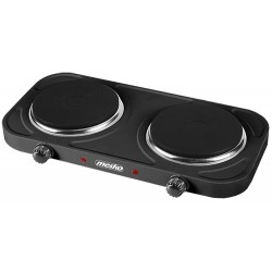 Mesko | Electric stove | MS 6509 | Number of burners/cooking zones 2 | Black | Electric