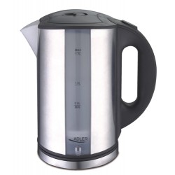 Adler | Kettle | AD 1216 | Standard | 2000 W | 1.7 L | Stainless steel | 360 rotational base | Stainless steel
