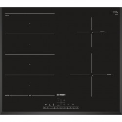 Bosch | PXE651FC1E | hob | Induction | Number of burners/cooking zones 4 | DirectSelect | Timer | Black | Display