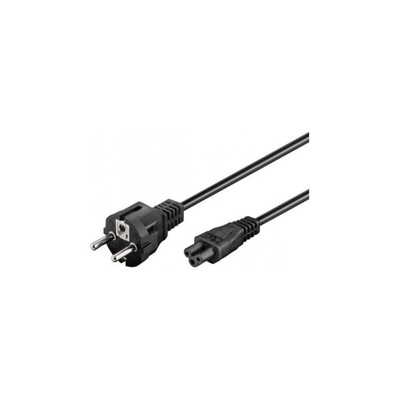 Goobay | Safety plug (type F, CEE 7/7) | Device socket C5 Goobay | Safety plug (type F, CEE 7/7) | Device socket C5