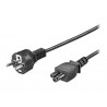 Goobay | Safety plug (type F, CEE 7/7) | Device socket C5