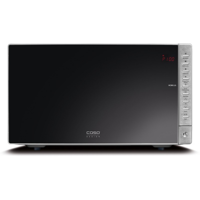 Caso | HCMG 25 | Microwave with convection and grill | Free standing | 900 W | Convection | Grill | Stainless steel