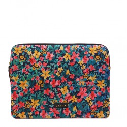 Casyx | Fits up to size 13 /14 " | Casyx for MacBook | SLVS-000023 | Sleeve | Canvas Flowers Dark | Waterproof