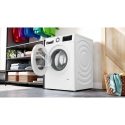Bosch WNA144VLSN Washing Machine with Dryer, B/E, Front loading, Washing capacity 9 kg, Drying capacity 5 kg, 1400 RPM, White Bo