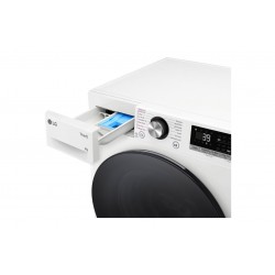 LG | F2WR709S2W | Washing machine | Energy efficiency class A-10% | Front loading | Washing capacity 9 kg | 1200 RPM | Depth 47.