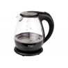 Kettle | Adler | Kettle | AD 1224 | Standard | 2000 W | 1.5 L | Glass | 360 rotational base | Black