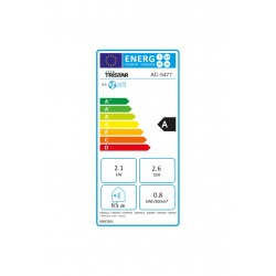 Tristar | Air Conditioner | AC-5477 | Suitable for rooms up to 60 m | Number of speeds 2 | Fan function | White