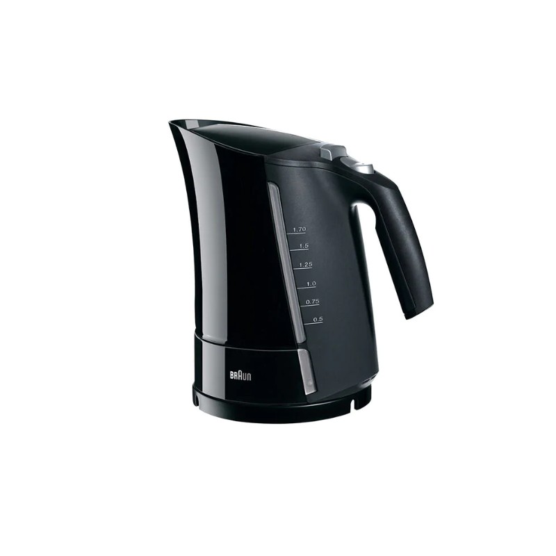 Braun | Kettle | WK500BK Multiquick 5 | Standard | 3000 W | 1.7 L | Plastic | 360 rotational base | Black