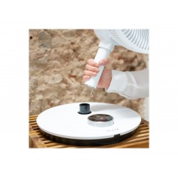 Duux | Smart Fan | Whisper Flex Smart with Battery Pack | Stand Fan | White | Diameter 34 cm | Number of speeds 26 | Oscillation