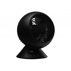 Duux | Fan | Globe | Table Fan | Black | Diameter 26 cm | Number of speeds 3 | Oscillation | 23 W | Remote control