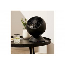 Duux | Fan | Globe | Table Fan | Black | Diameter 26 cm | Number of speeds 3 | Oscillation | 23 W | Remote control
