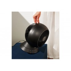 Duux | Fan | Globe | Table Fan | Black | Diameter 26 cm | Number of speeds 3 | Oscillation | 23 W | Remote control