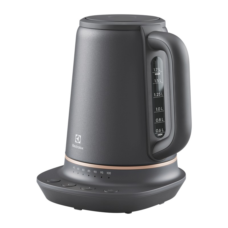 Electrolux Kettle Explore 7 E7K1-6BP With electronic control 2400 W 1.7 L Plastic 360 rotational base Black