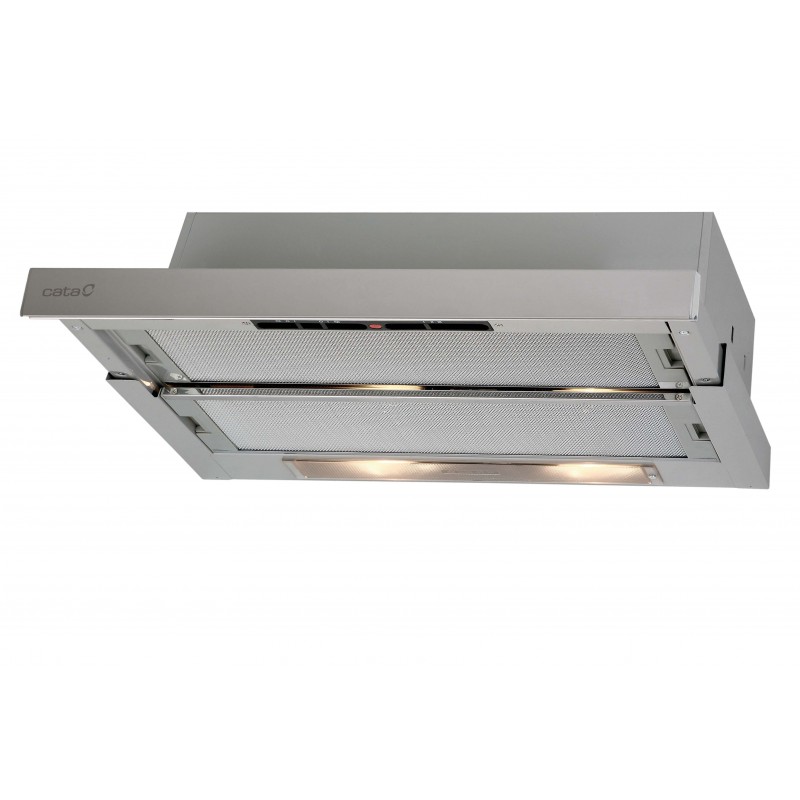 CATA | Hood | TF 5260 X | Telescopic | Energy efficiency class D | Width 60 cm | 325 m /h | Slider control | LED | Inox