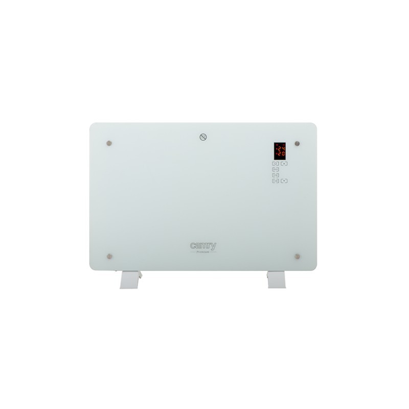 Camry | CR 7721 | Convection glass heater LCD with remote control | 1500 W | Number of power levels 2 | White | N/A