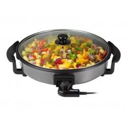 Tristar | Multifunctional grill pan | PZ-2964 | Diameter 40 cm | Grill | 1500 W | Lid included | Fixed handle | Black