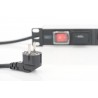 Digitus | 1U Aluminum PDU, rackmountable, 7x safety outlet 16A Plug, 250VAC 50/60Hz, switch, surge protection | DN-95407