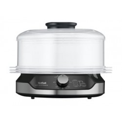 TEFAL Food Steamer VC204810 Ultracompact Black 800 W Capacity 9 L Number of baskets 3