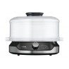 TEFAL Food Steamer VC204810 Ultracompact Black 800 W Capacity 9 L Number of baskets 3