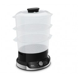 TEFAL Food Steamer VC204810 Ultracompact Black 800 W Capacity 9 L Number of baskets 3