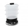 TEFAL Food Steamer VC204810 Ultracompact Black 800 W Capacity 9 L Number of baskets 3