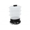 TEFAL Food Steamer VC204810 Ultracompact Black 800 W Capacity 9 L Number of baskets 3