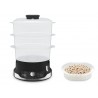 TEFAL Food Steamer VC204810 Ultracompact Black 800 W Capacity 9 L Number of baskets 3