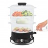 TEFAL Food Steamer VC204810 Ultracompact Black 800 W Capacity 9 L Number of baskets 3