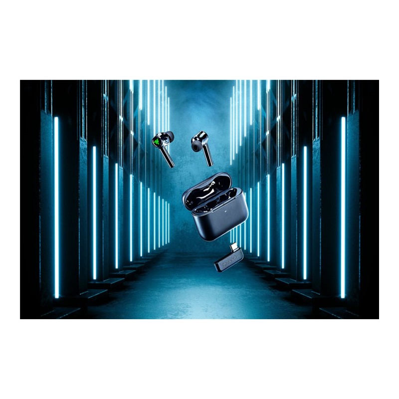 Razer | True Earbuds | Hammerhead Pro HyperSpeed | Wireless | In-ear | Microphone | Noise canceling | Wireless | Black