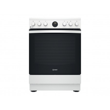 INDESIT | Cooker | IS67V8CHW/E | Hob type Vitroceramic | Oven type Electric | White | Width 60 cm | Grilling | Depth 60 cm | 69 