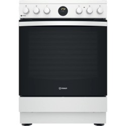INDESIT | Cooker | IS67V8CHW/E | Hob type Vitroceramic | Oven type Electric | White | Width 60 cm | Grilling | Depth 60 cm | 69 