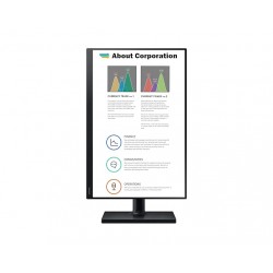 Samsung | Flat Monitor | LF24T450GYUXEN | 24 " | IPS | FHD | 16:10 | 75 Hz | 5 ms | 1920 x 1200 | 250 cd/m | HDMI ports quantity