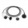 EV+ Charging Cable Extender Type 2 32A 3 phase 5m | EV+ | EV-CB-EXT-T2-32-3P-W-5m | EV+ Charging Cable Extender Type 2 32A 3 pha
