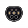EV+ Charging Cable Extender Type 2 32A 3 phase 5m | EV+ | EV-CB-EXT-T2-32-3P-W-5m | EV+ Charging Cable Extender Type 2 32A 3 pha