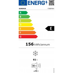 Gorenje | Freezer | F39EPW4 | Energy efficiency class E | Upright | Free standing | Height 84.2 cm | White