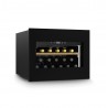 Caso | Wine Cooler | WineDeluxe WD 17 | Energy efficiency class G | Built-in | Bottles capacity 17 | Black