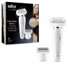 Braun Epilator | Silk- pil 9 Flex SES9006 | Number of power levels 2 | Wet & Dry | White
