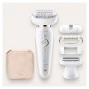 Braun Epilator | Silk- pil 9 Flex SES9006 | Number of power levels 2 | Wet & Dry | White