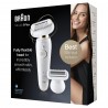 Braun Epilator | Silk- pil 9 Flex SES9006 | Number of power levels 2 | Wet & Dry | White