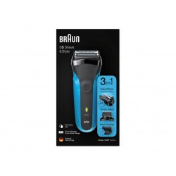 Braun | Shaver with Trimmer | Shave&Style 310BT | Cordless | Wet & Dry | Number of length steps 5 | Black/Blue
