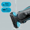 Braun | Shaver | 51-M1000S | Operating time (max) 50 min | Wet & Dry | Lithium Ion | Black/Blue