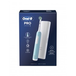 Oral-B | Electric Toothbrush with Travel Case | Pro Series 1 | Rechargeable | For adults | Number of brush heads included 1 | Nu