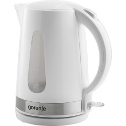 Gorenje | Kettle | K17WE | Electric | 2200 W | 1.7 L | Plastic + metal | 360 rotational base | White